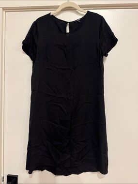 Quince Washable Stretch Silk Tee Shirt Dress